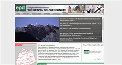 Desktop Screenshot of epd.de